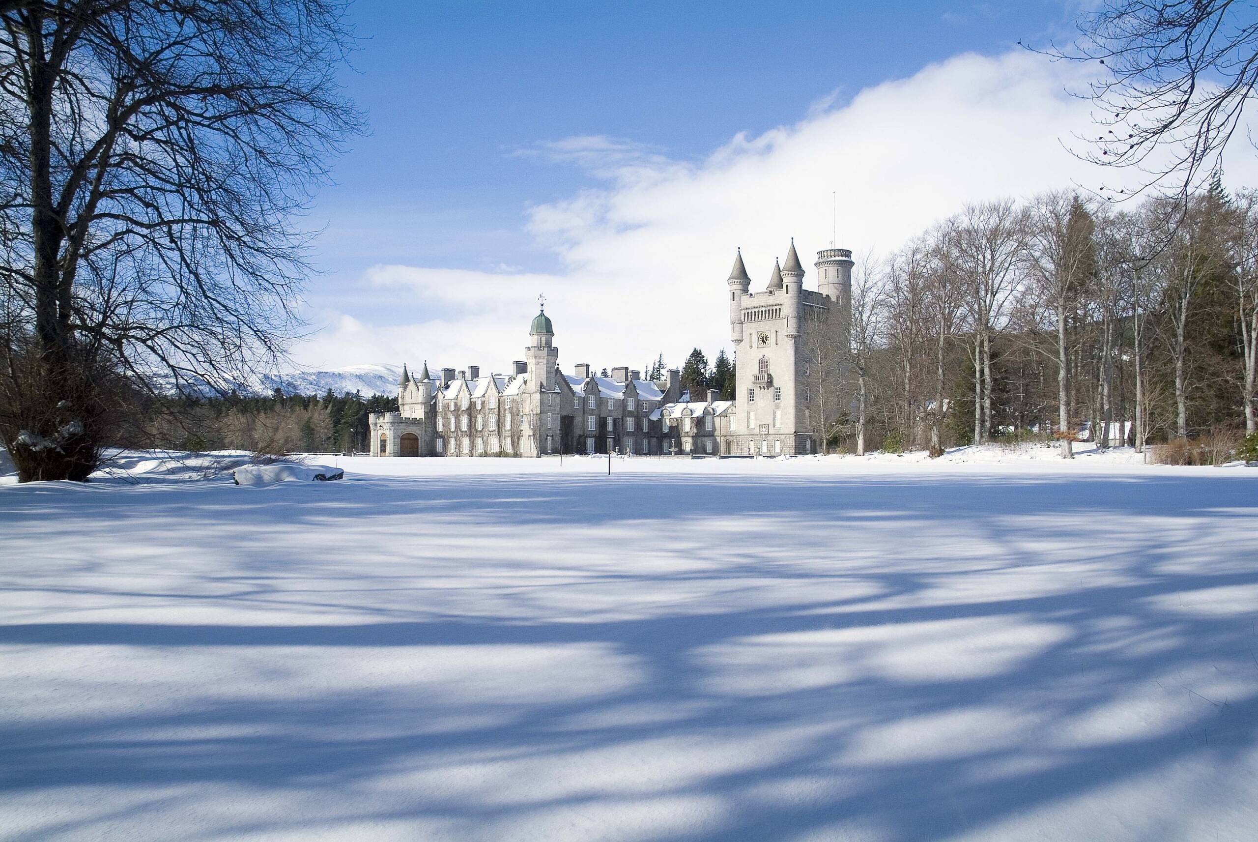 Balmoral Castle in Snow