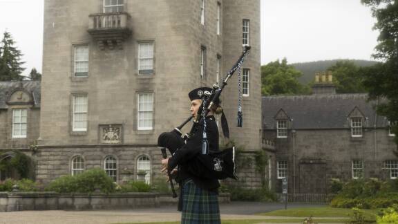Bagpipes at Balmoral